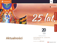Tablet Screenshot of klaretyni.pl